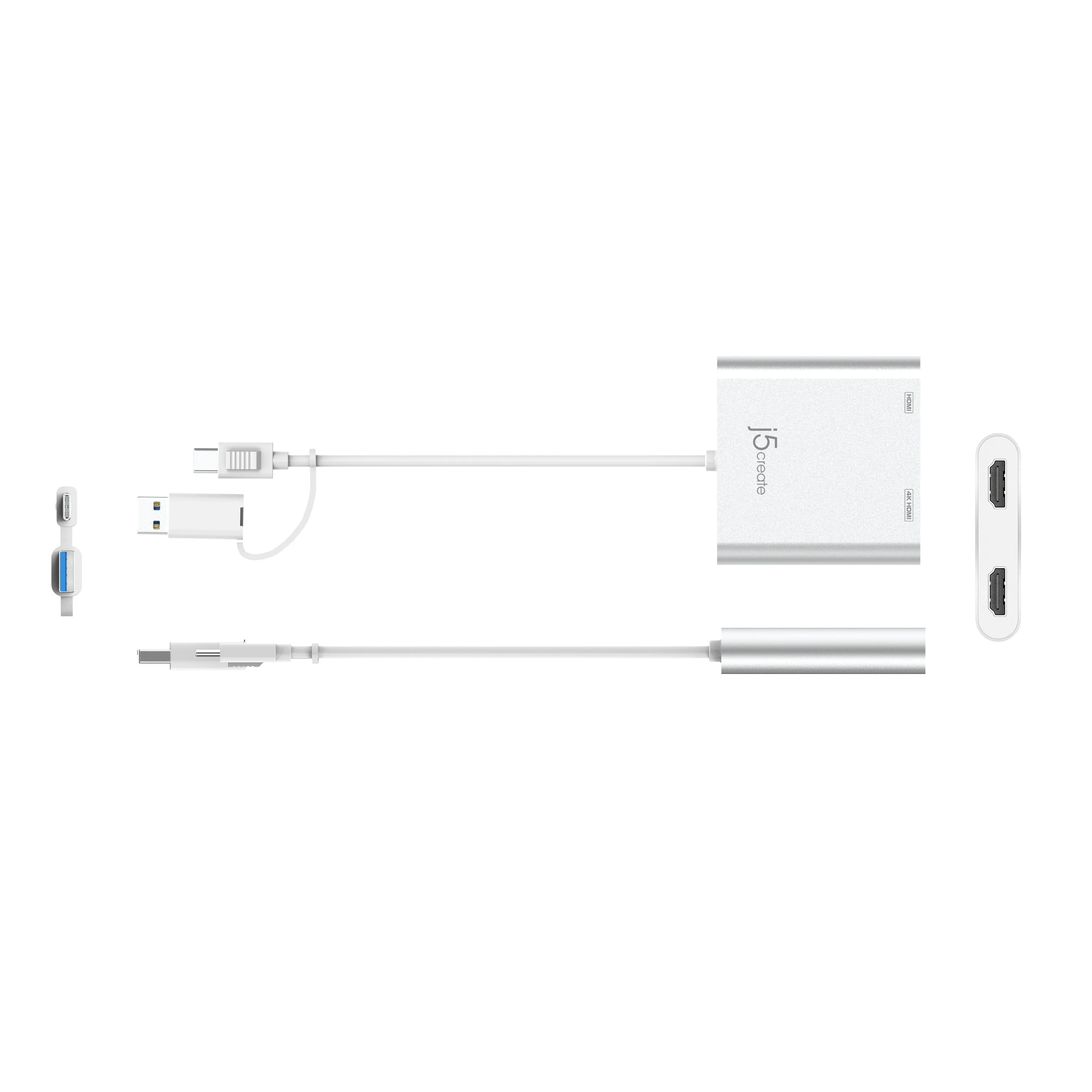 JCA365 USB-C® to Dual HDMI™ Multi-Monitor Adapter - Image 3