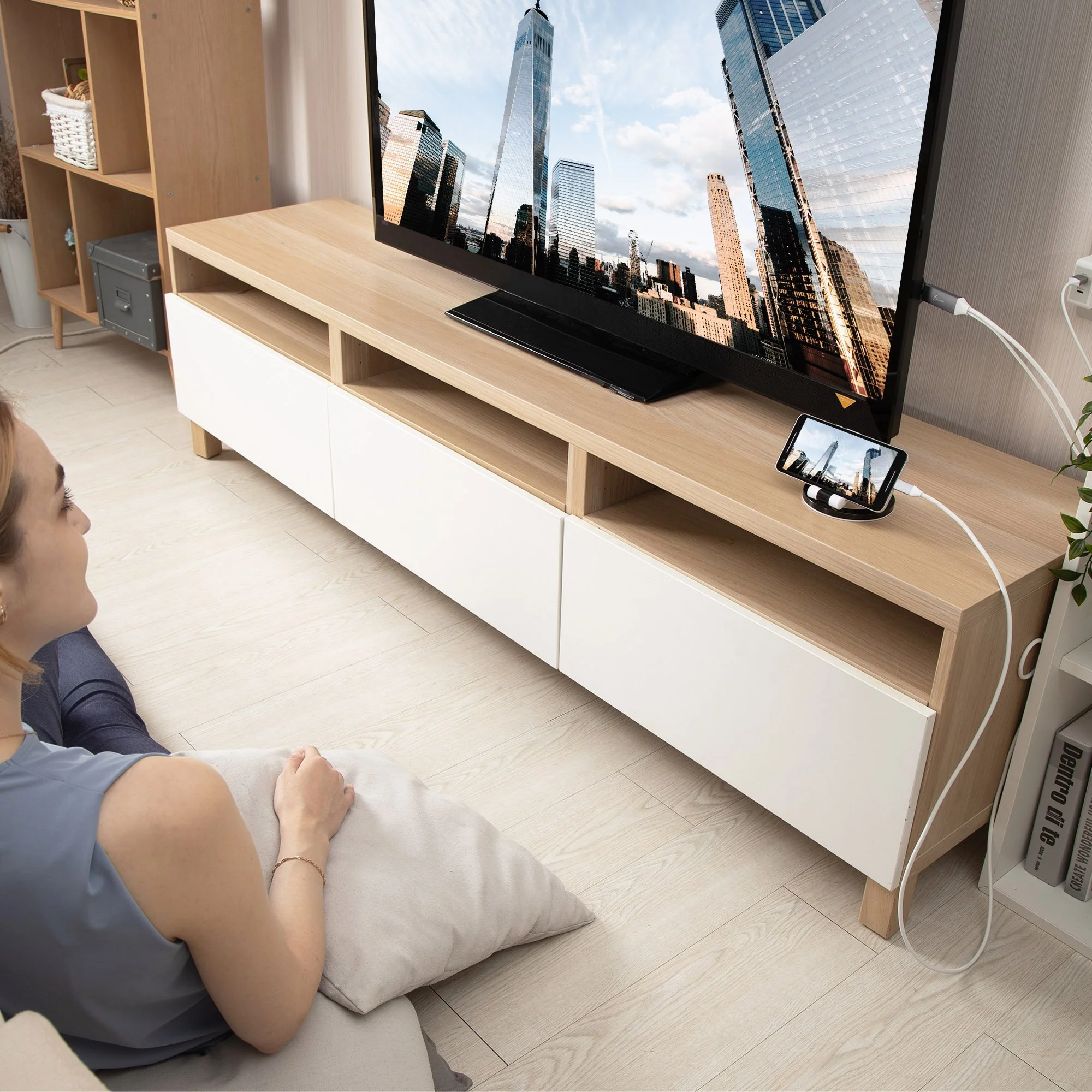 JCC154G USB-C® to 4K HDMI™ Cable With USB™ Type-A 5V Pass-Through - Image 7