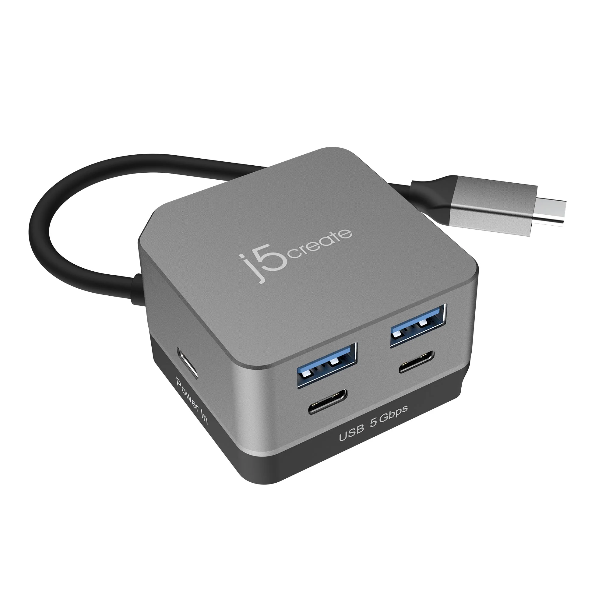 JCD361 Flexible Ports USB-C® 4K144 HDMI™ Hub - Cube Plus 6 in 1 - Image 4