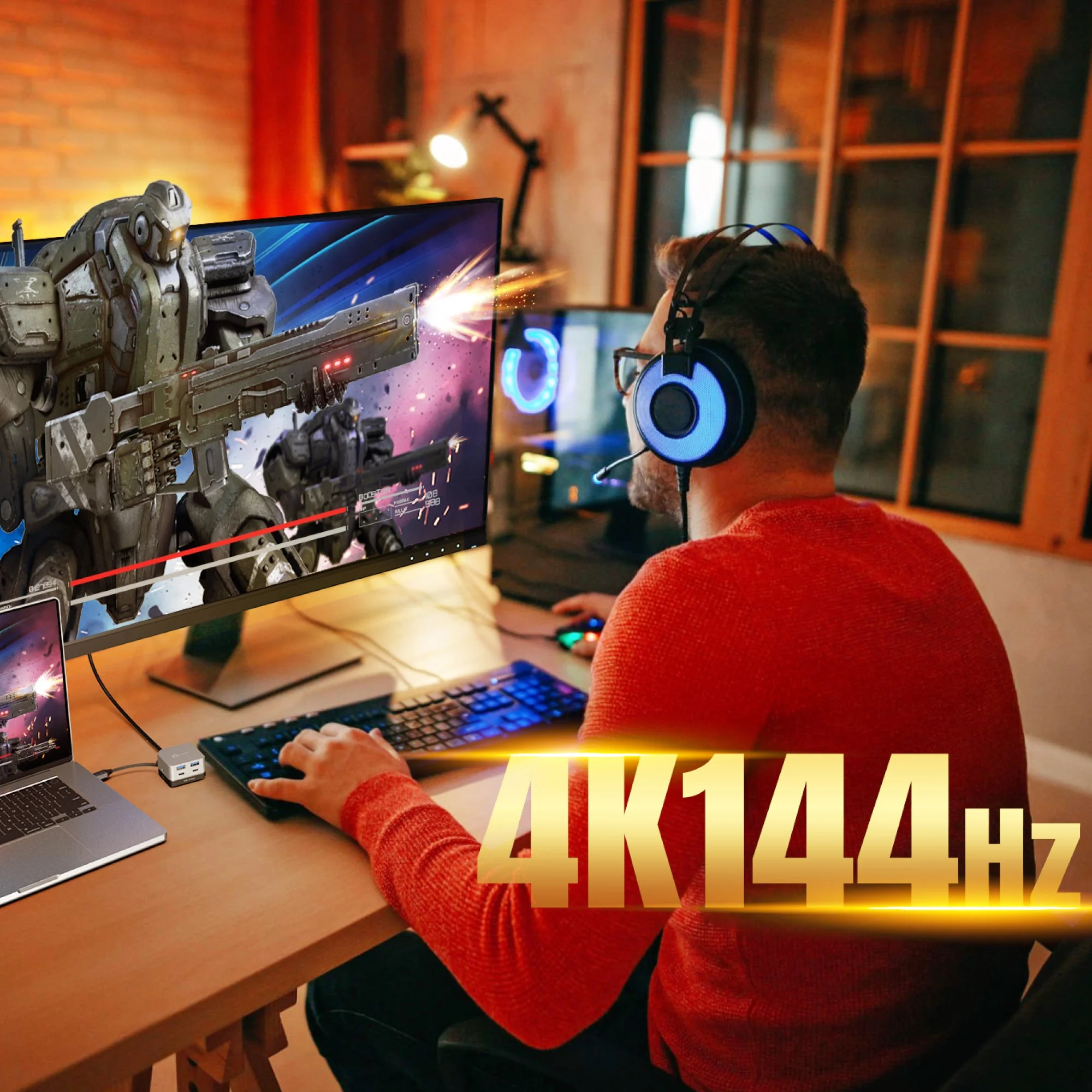 JCD361 Flexible Ports USB-C® 4K144 HDMI™ Hub - Cube Plus 6 in 1 - Image 8