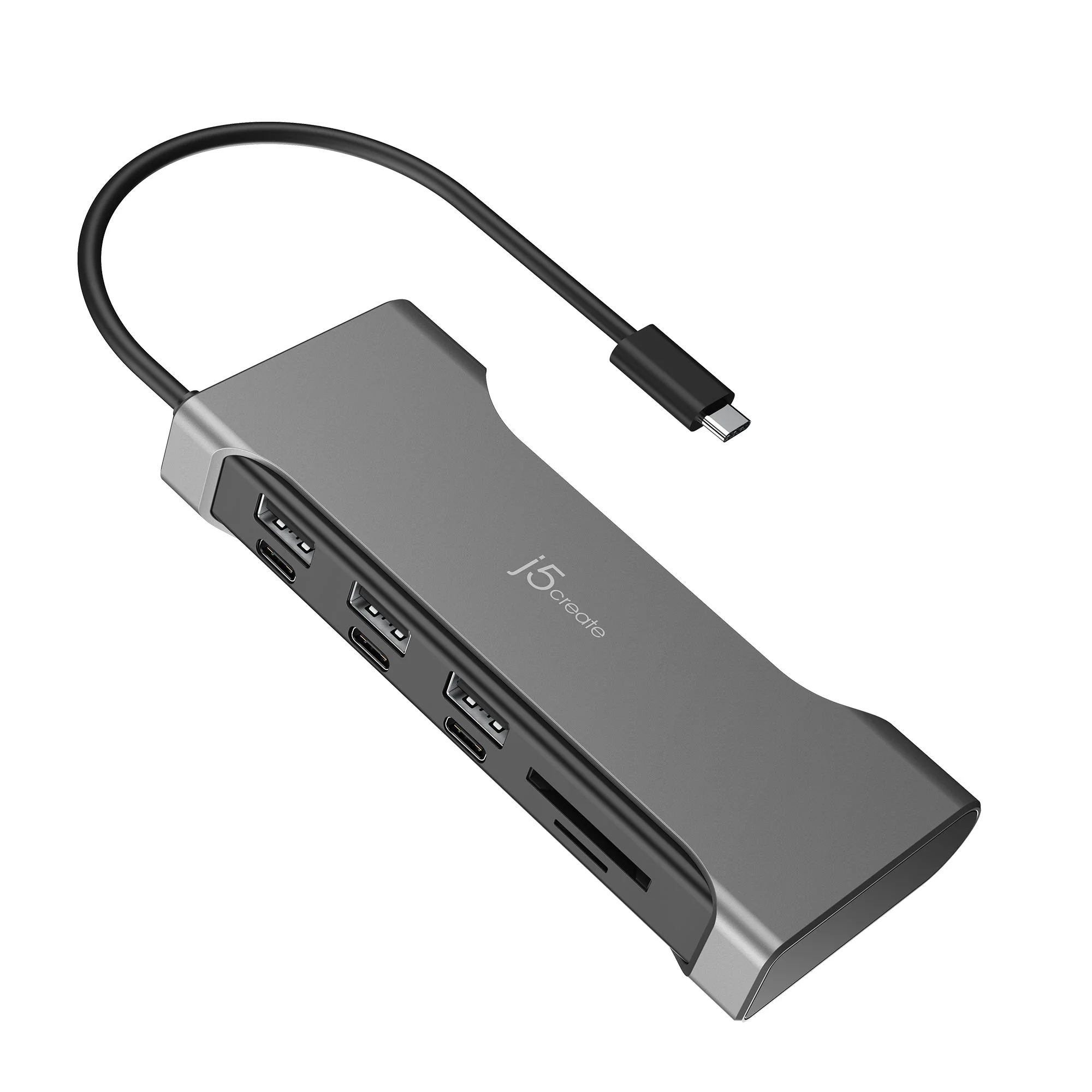 JCD367 Flexible Ports USB-C® Dual 4K60 HDMI™ Hub - Pro 12-in-1 - Image 3