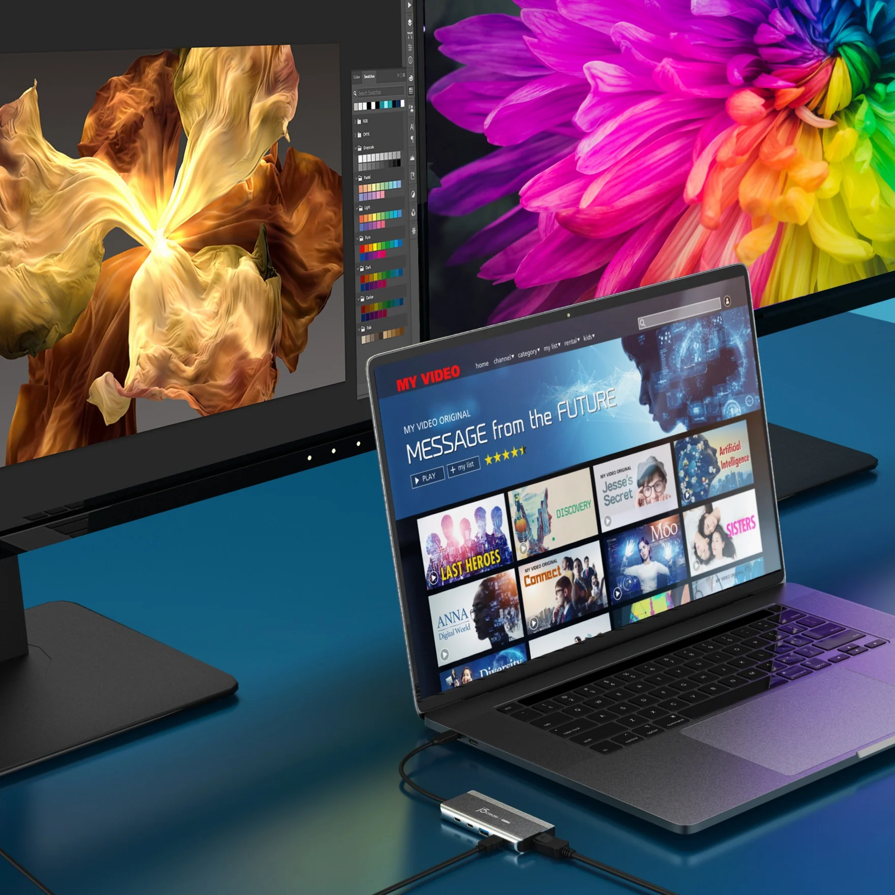 JCD401 USB4® Dual 4K Multi-Port Hub - Image 7