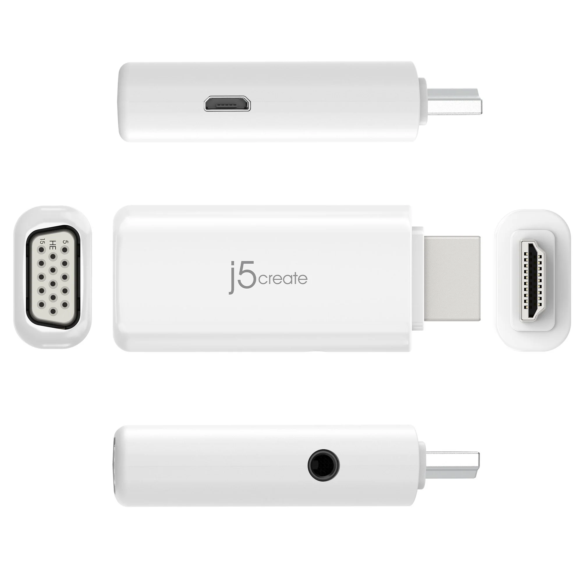 JDA203 HDMI™ to VGA Video Adapter Converter with Audio - Image 6