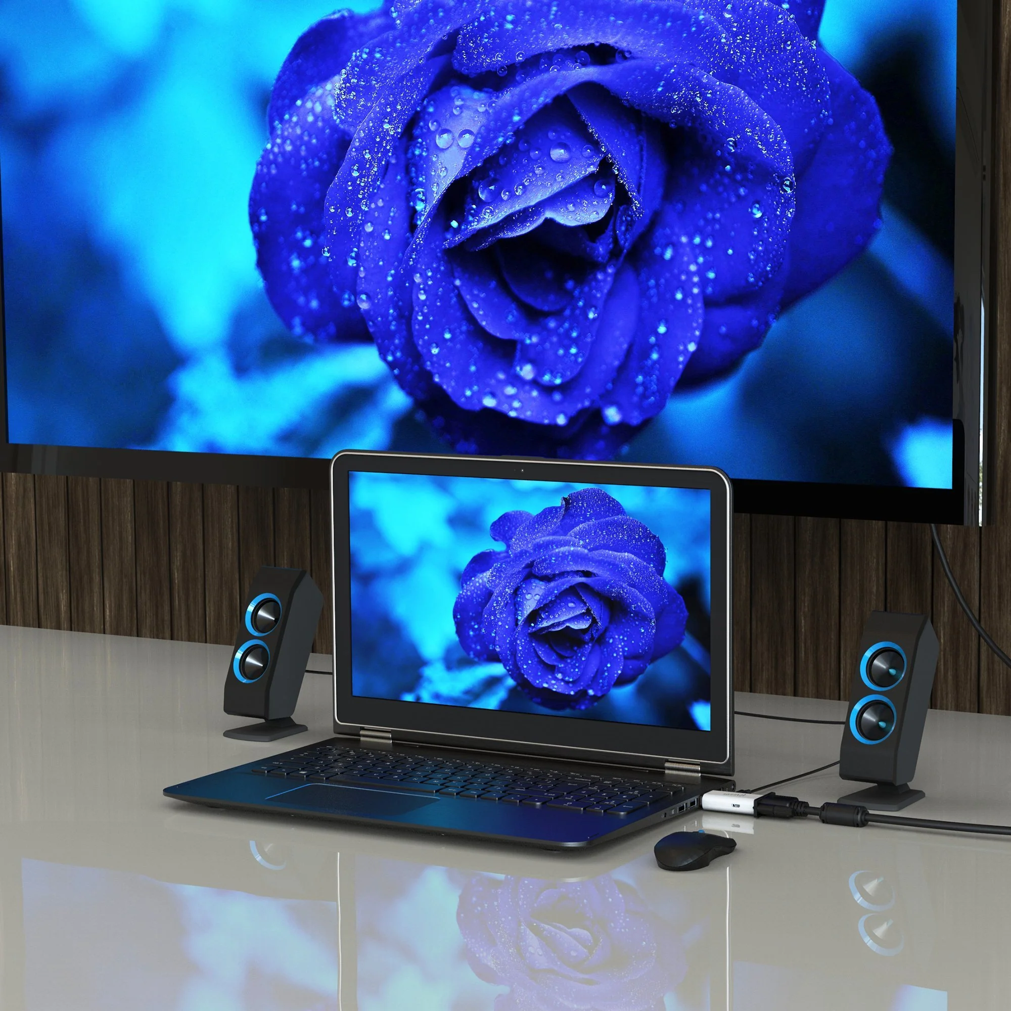 JDA203 HDMI™ to VGA Video Adapter Converter with Audio - Image 8