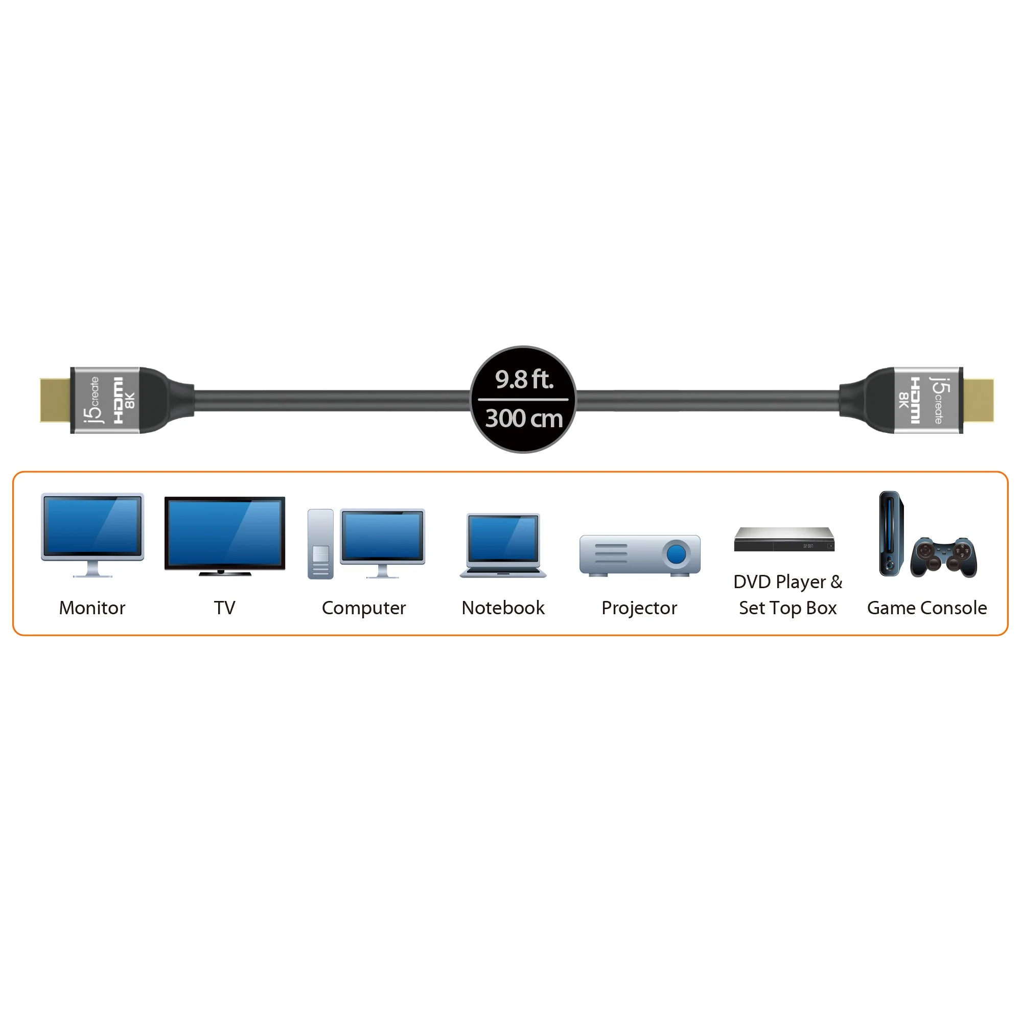 JDC53L30 Ultra High Speed HDMI®/™ Cable - Image 7