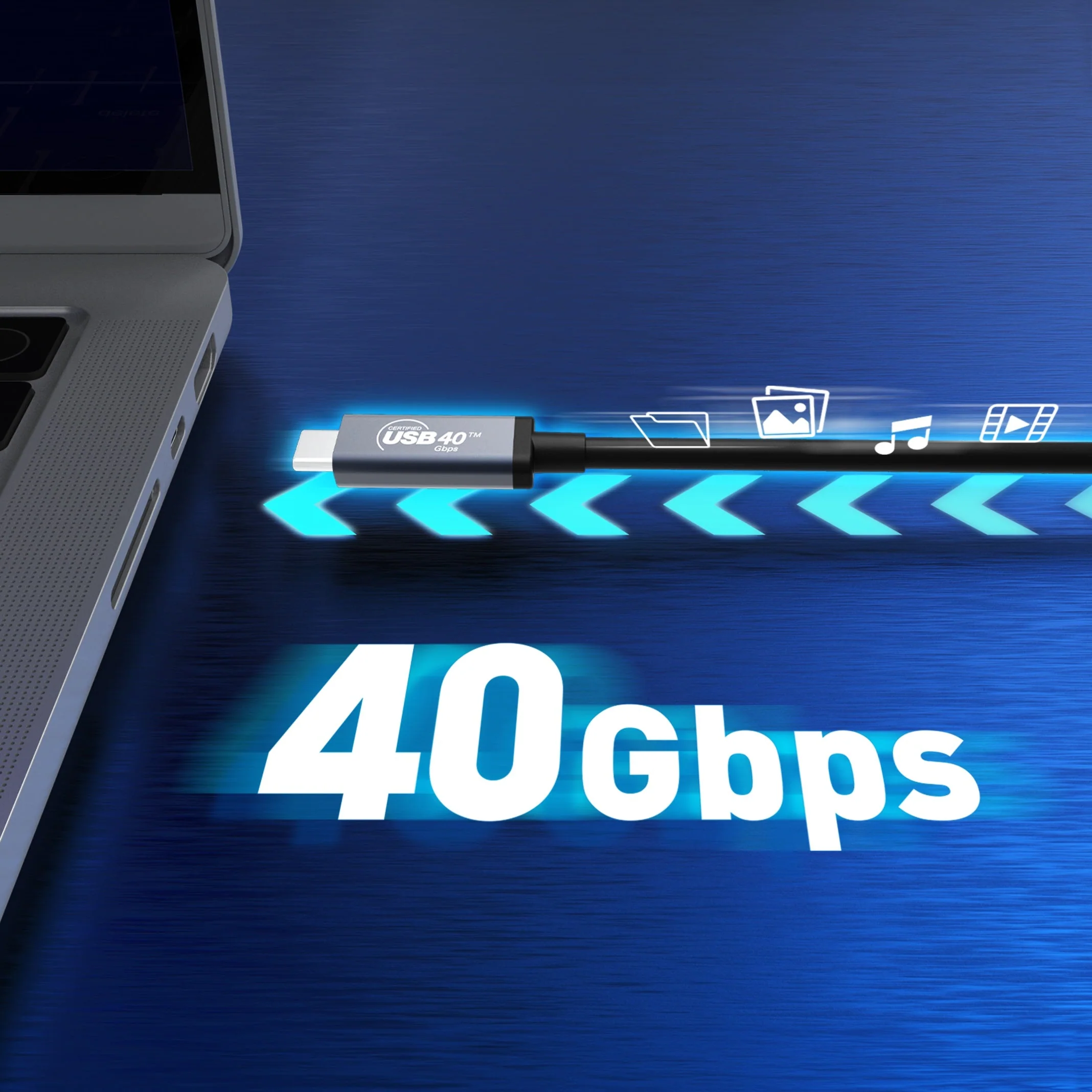 JUC29L08 USB 40Gbps 240W USB Type-C® Cable - Image 13