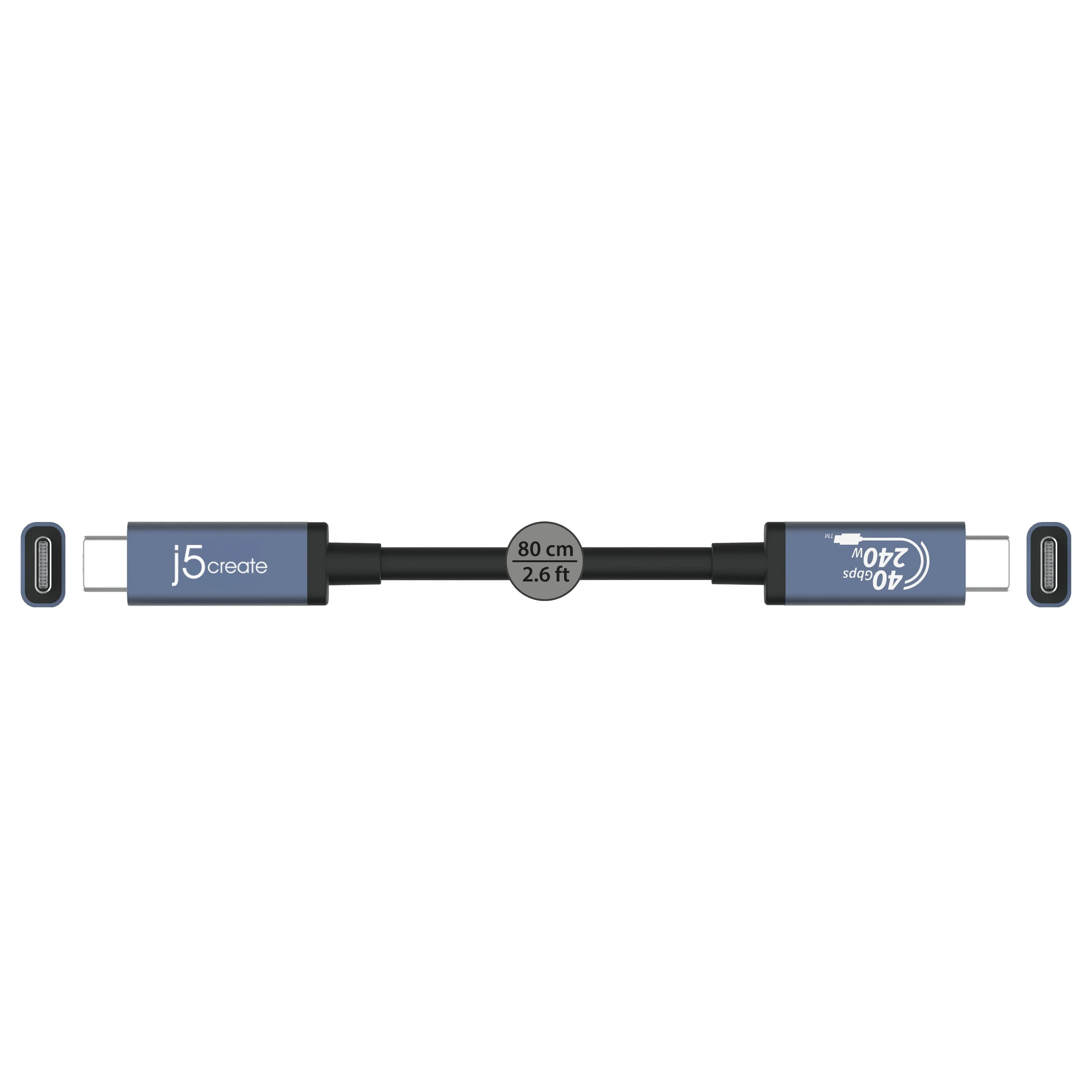 JUC29L08 USB 40Gbps 240W USB Type-C® Cable - Image 4