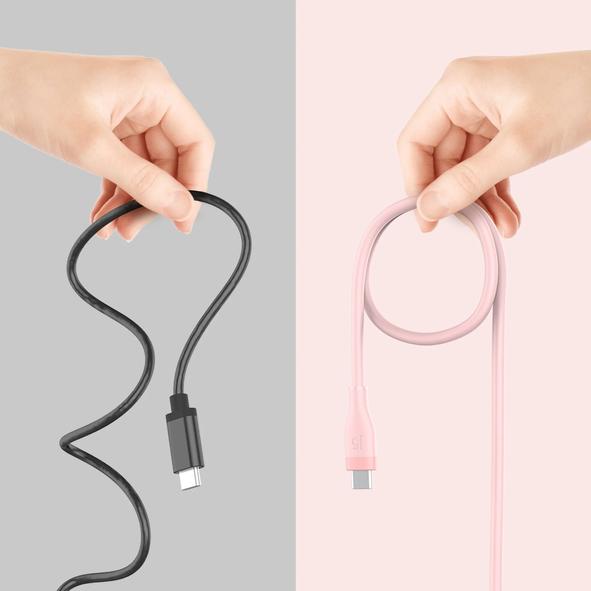 JUCX17 USB-C® 60W Liquid Silicone Fast Charging Cable - Image 12