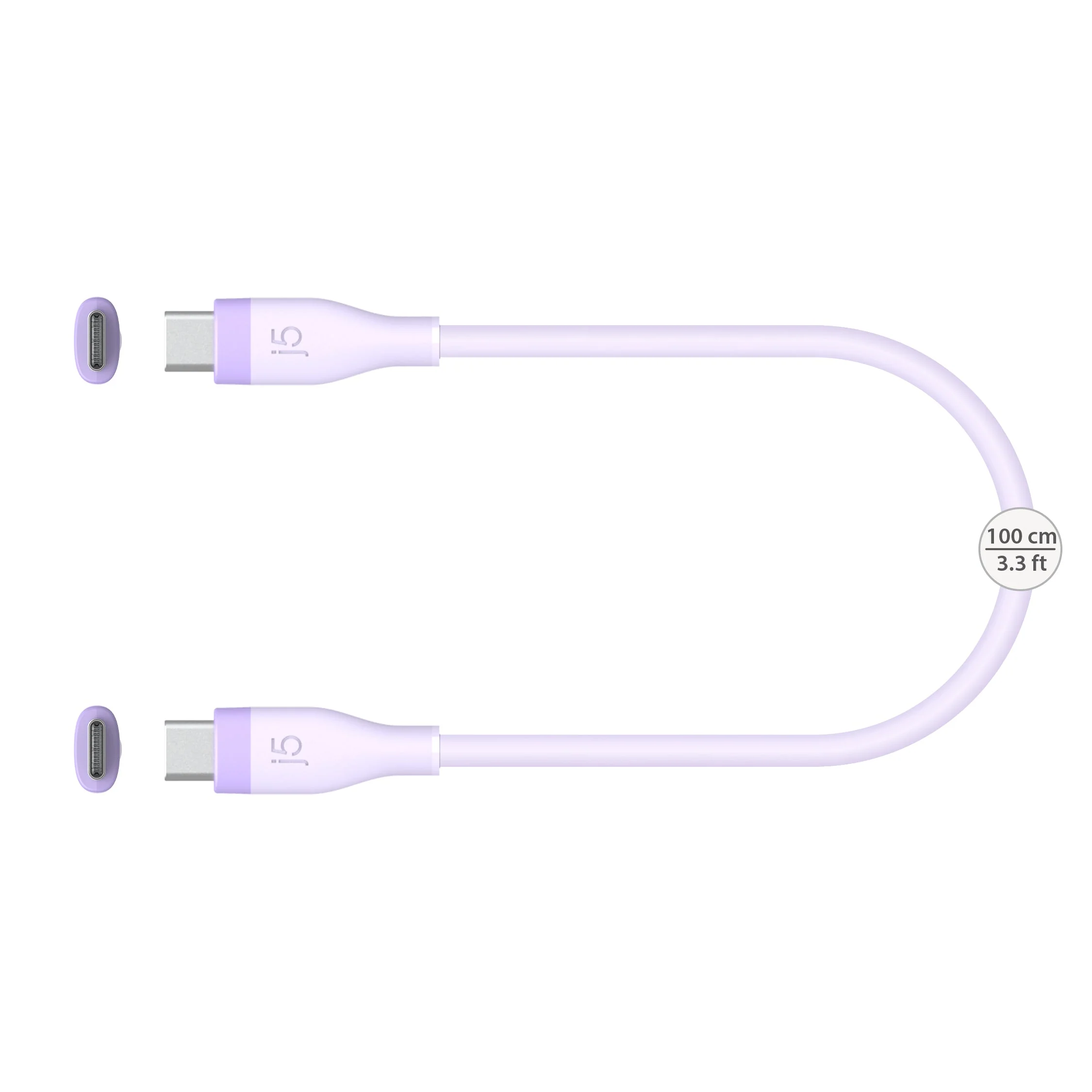 JUCX17 USB-C® 60W Liquid Silicone Fast Charging Cable - Image 4