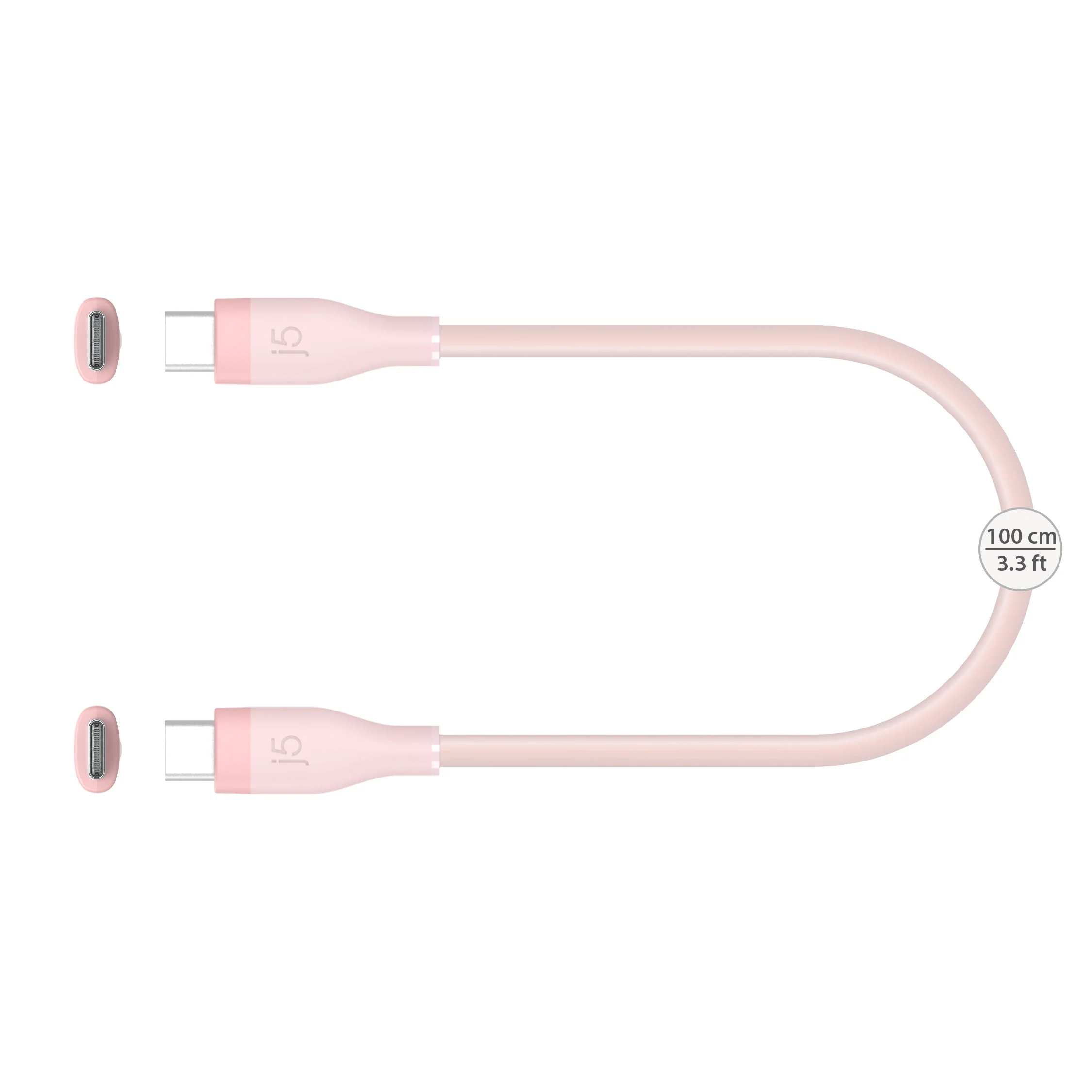 JUCX17 USB-C® 60W Liquid Silicone Fast Charging Cable - Image 6