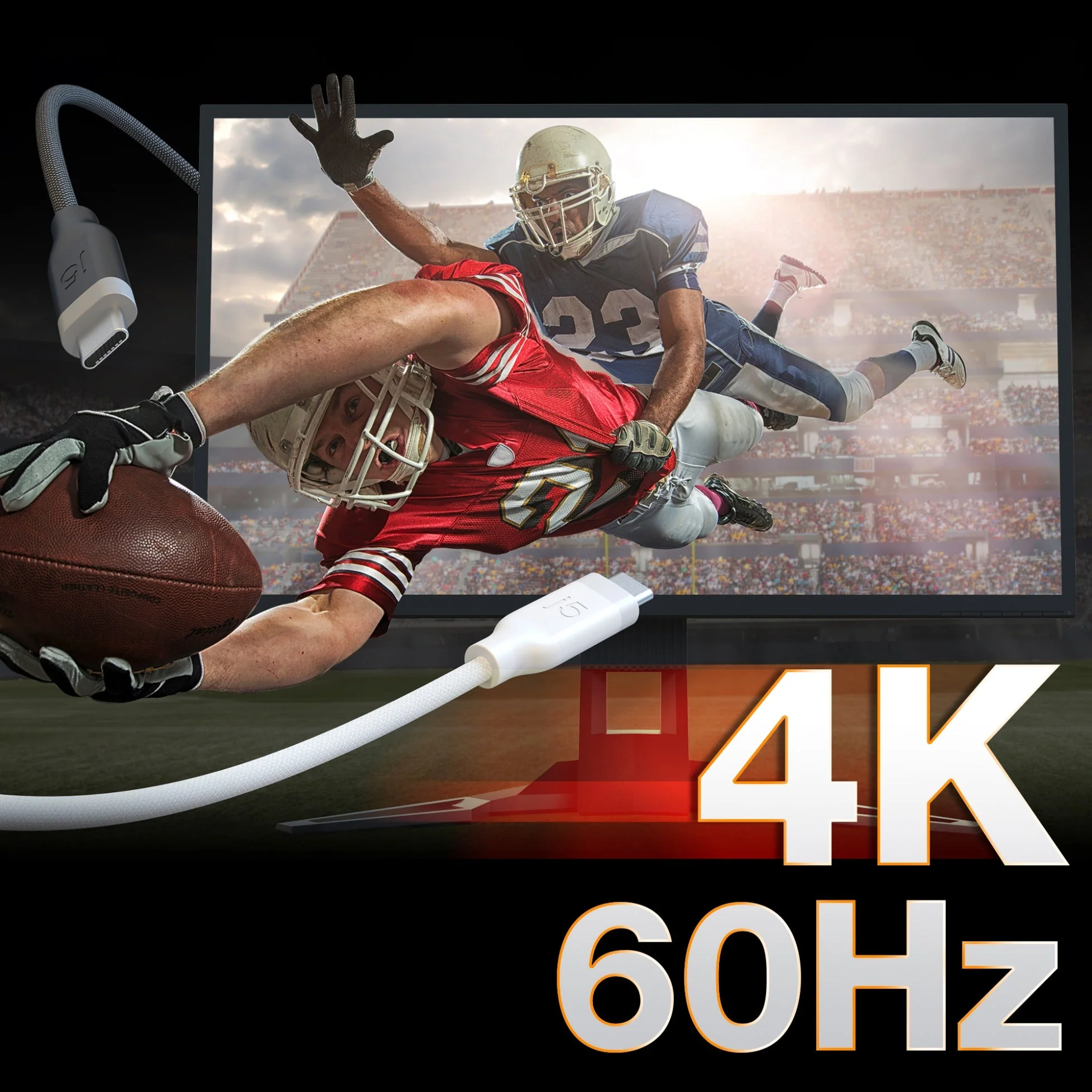 JUCX19L12 USB-C® 3-in-1 Charge and Data Cable - Image 6