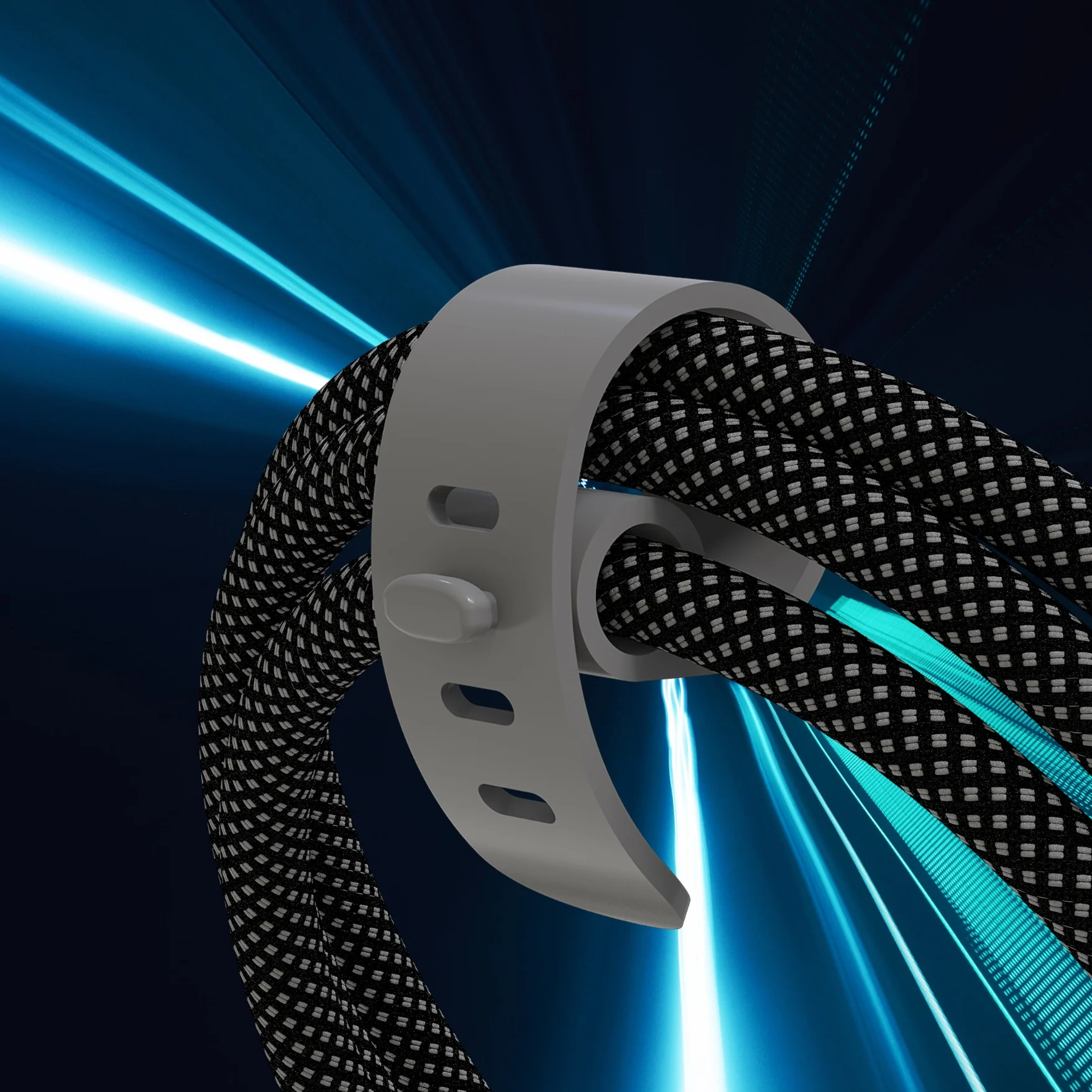 JUCX20L10 USB-C® 100W Ultra Soft Double-Braided Fast Charging Cable 3.3 FT - Image 7