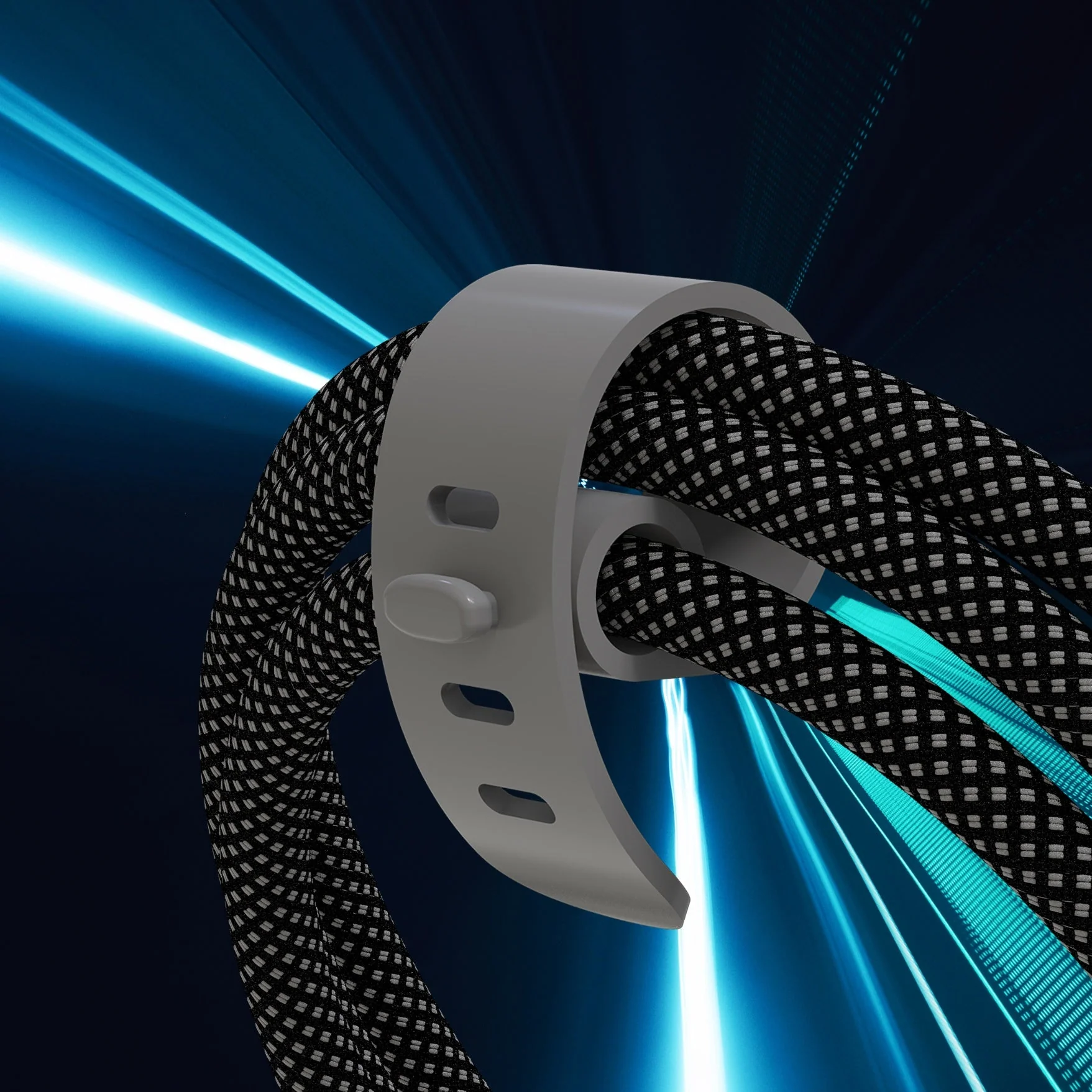 JUCX20L20 USB-C® 100W Ultra Soft Double-Braided Fast Charging Cable 6.56 FT - Image 7