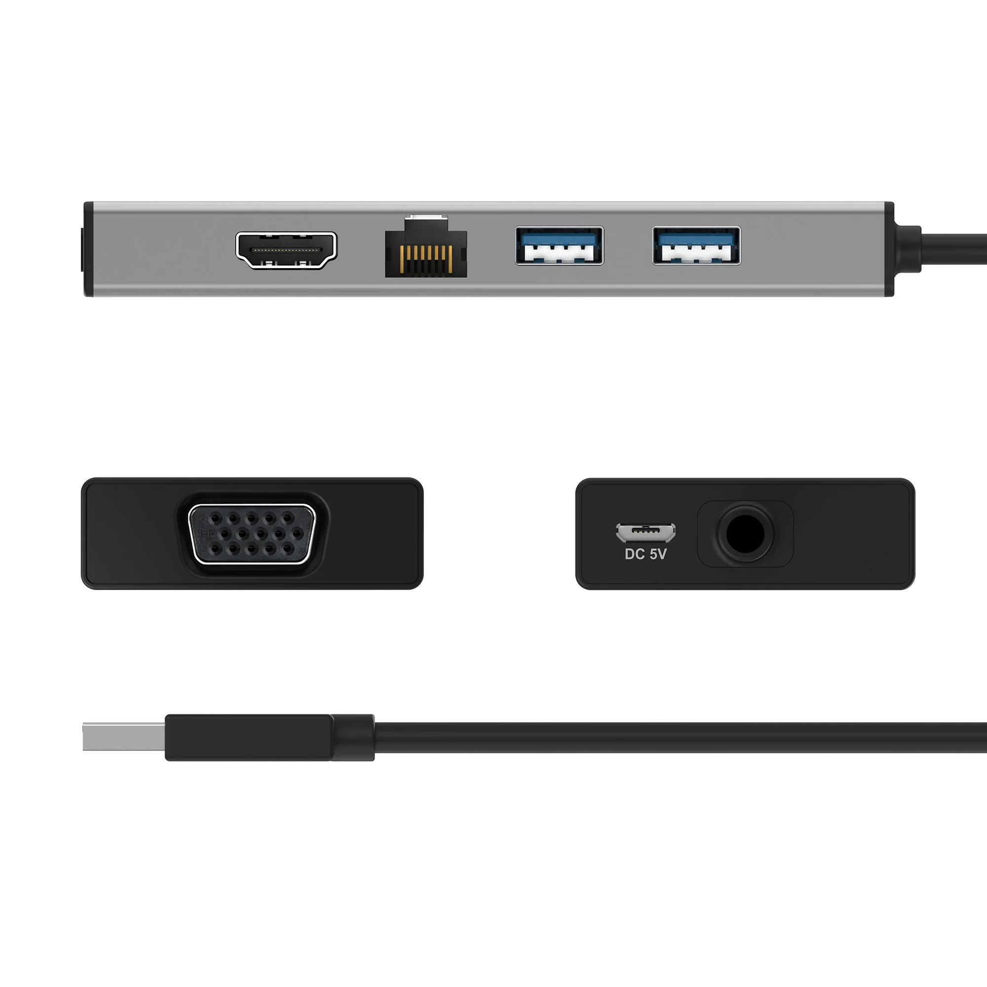 JUD323 USB™ 3.0 Mini Dock HDMI™ & VGA Dual Display / Gigabit Ethernet / USB™ HUB - Image 11
