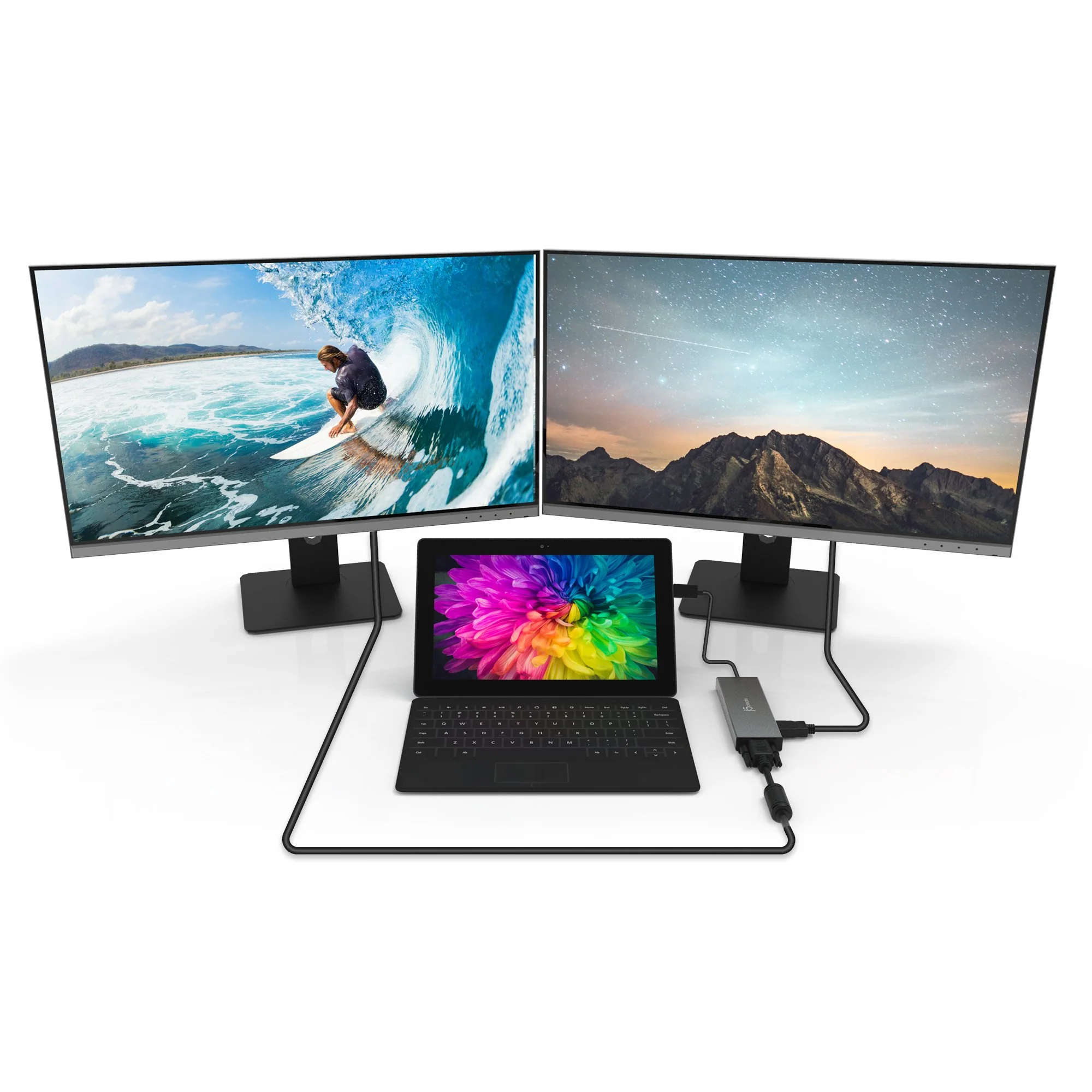 JUD323 USB™ 3.0 Mini Dock HDMI™ & VGA Dual Display / Gigabit Ethernet / USB™ HUB - Image 13