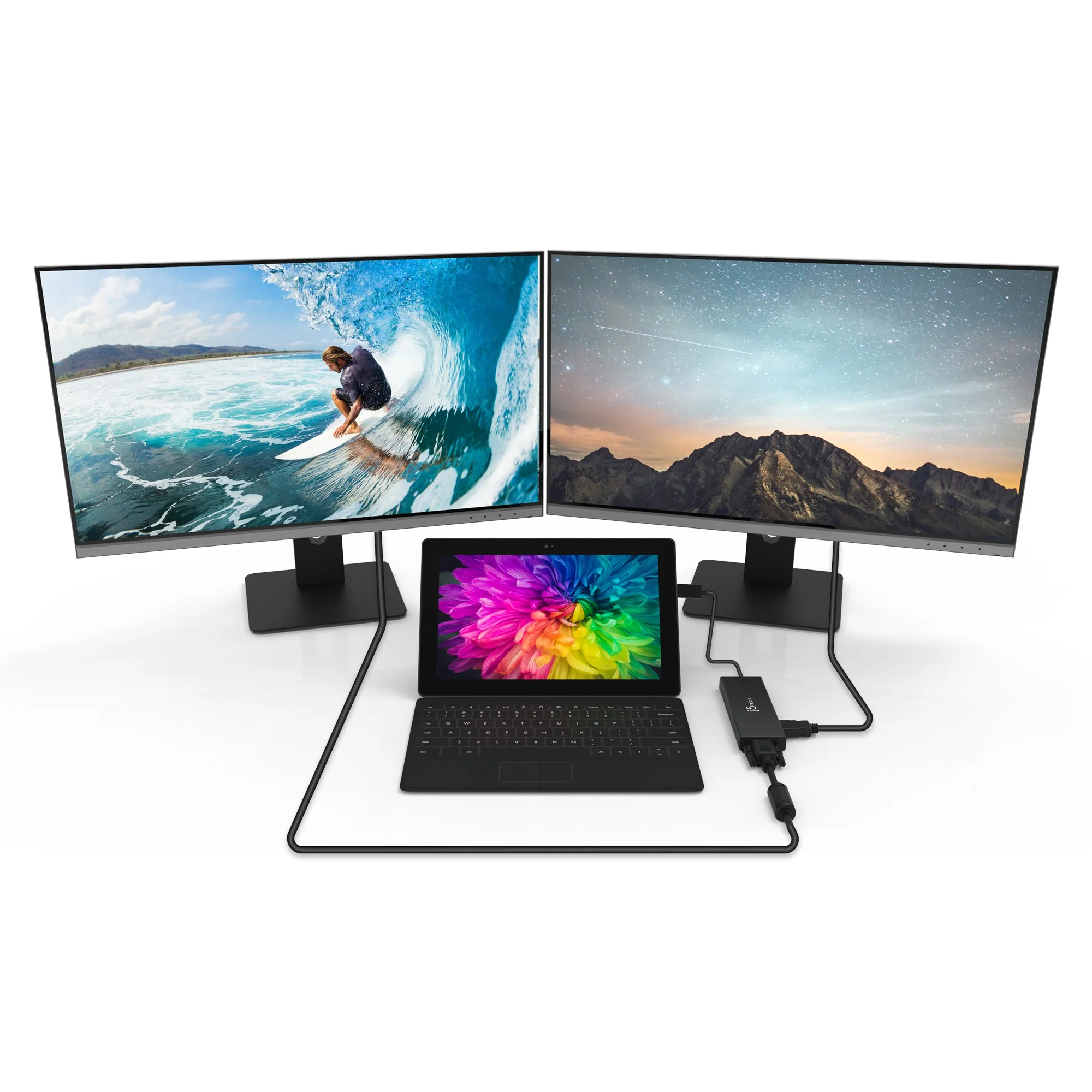 JUD323 USB™ 3.0 Mini Dock HDMI™ & VGA Dual Display / Gigabit Ethernet / USB™ HUB - Image 5