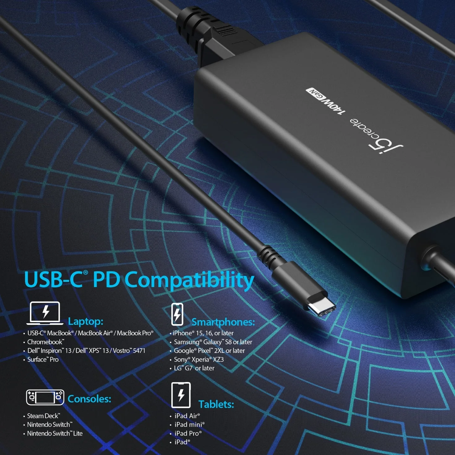 JUP17140 140W GaN PD 3.1 USB-C® Charger - Image 11