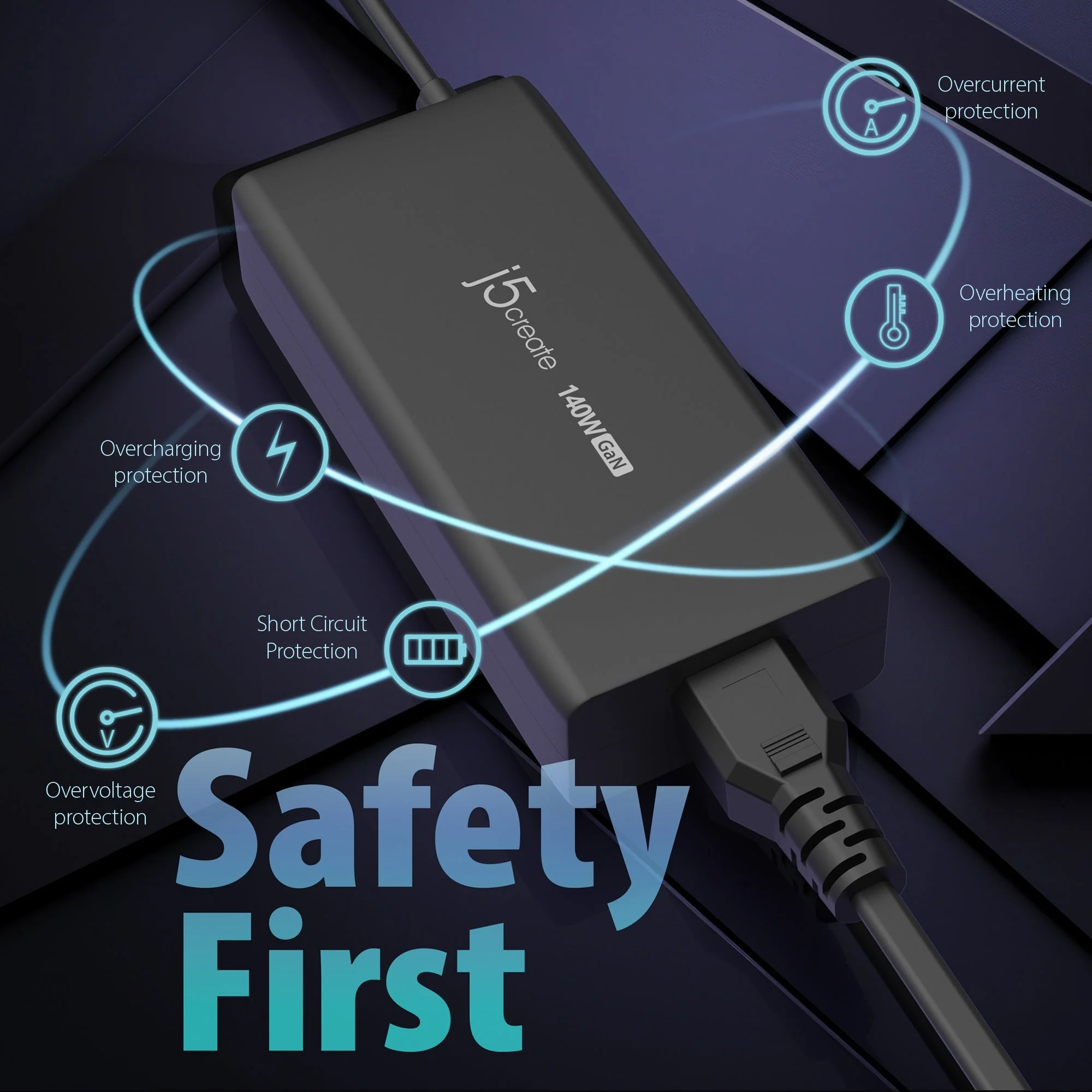 JUP17140 140W GaN PD 3.1 USB-C® Charger - Image 13