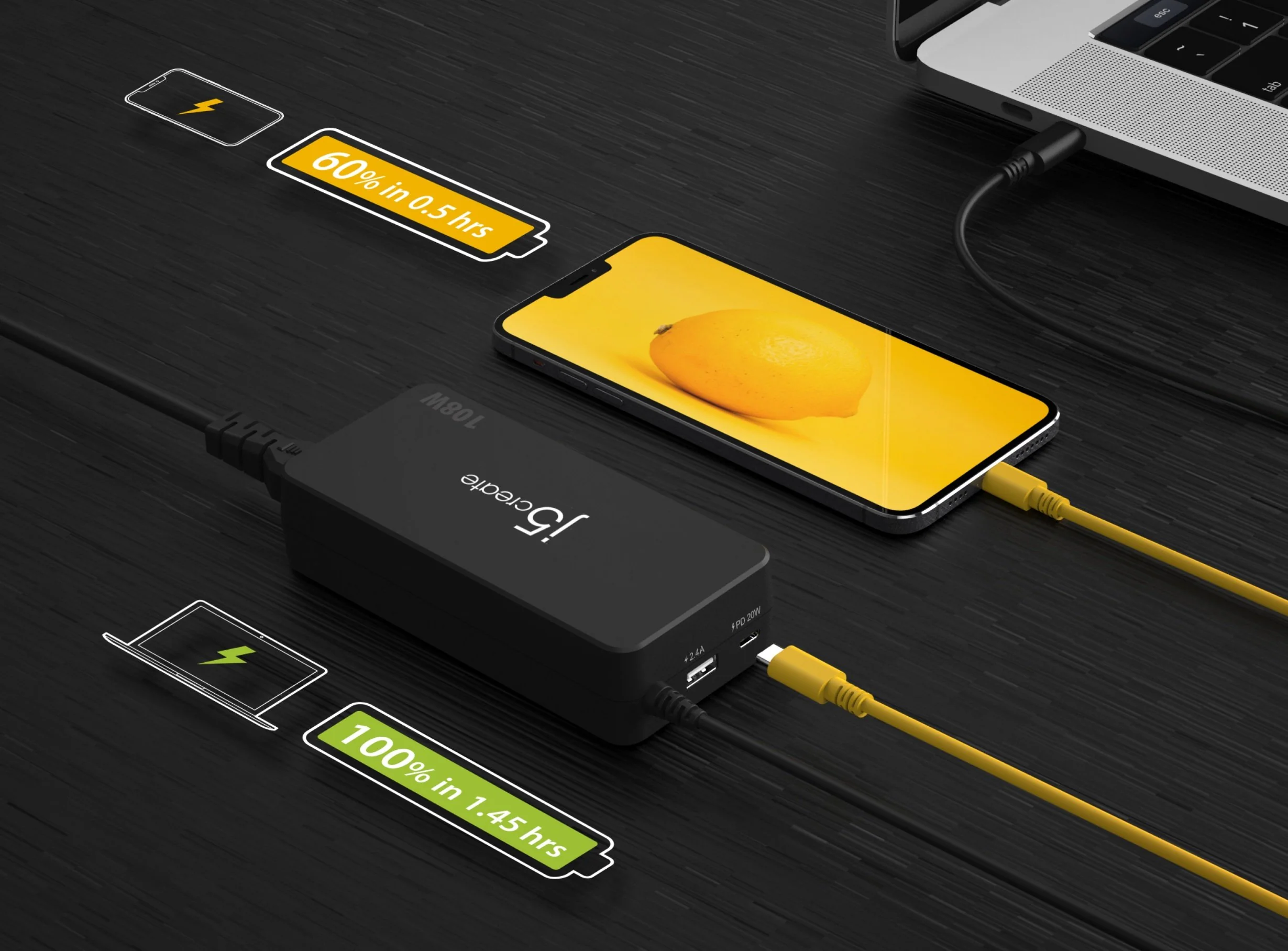 JUP34108 108W PD USB-C® Super Charger - Image 6