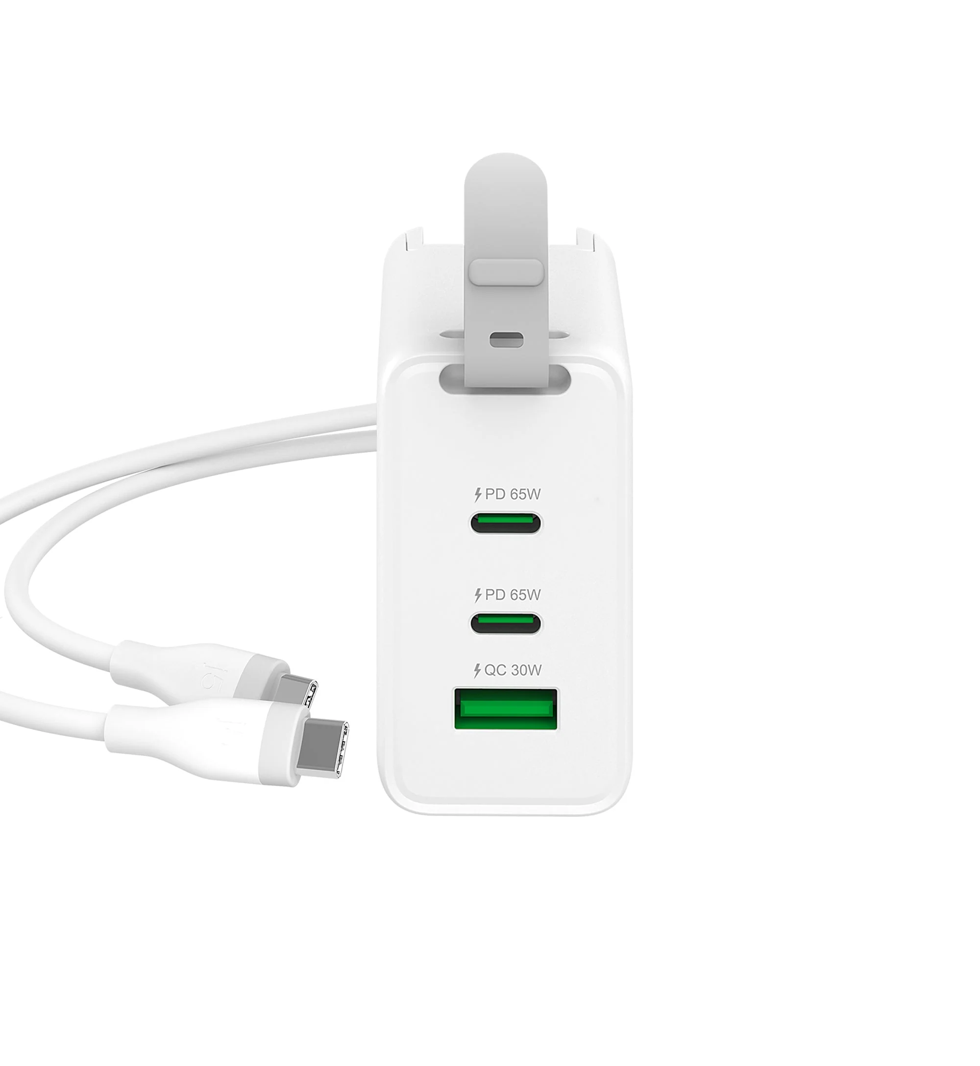 JUP3565C 65W GaN USB-C® 3-Port Travel Charger with a USB-C® cable - Image 12