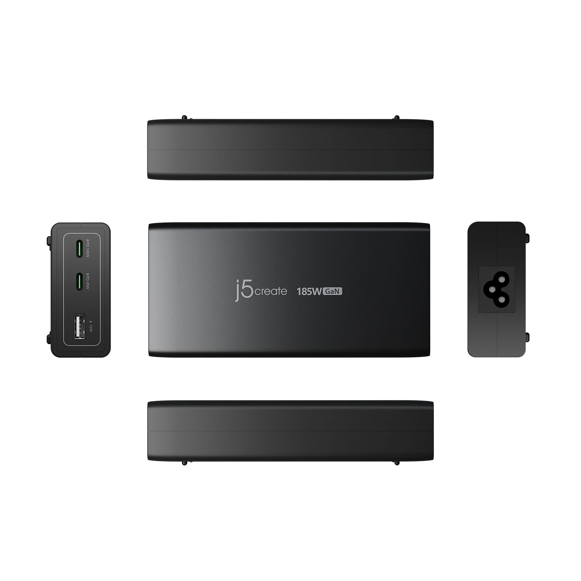 JUP37185 185W GaN PD 3.1 USB-C® 3-Port Charger - Image 5