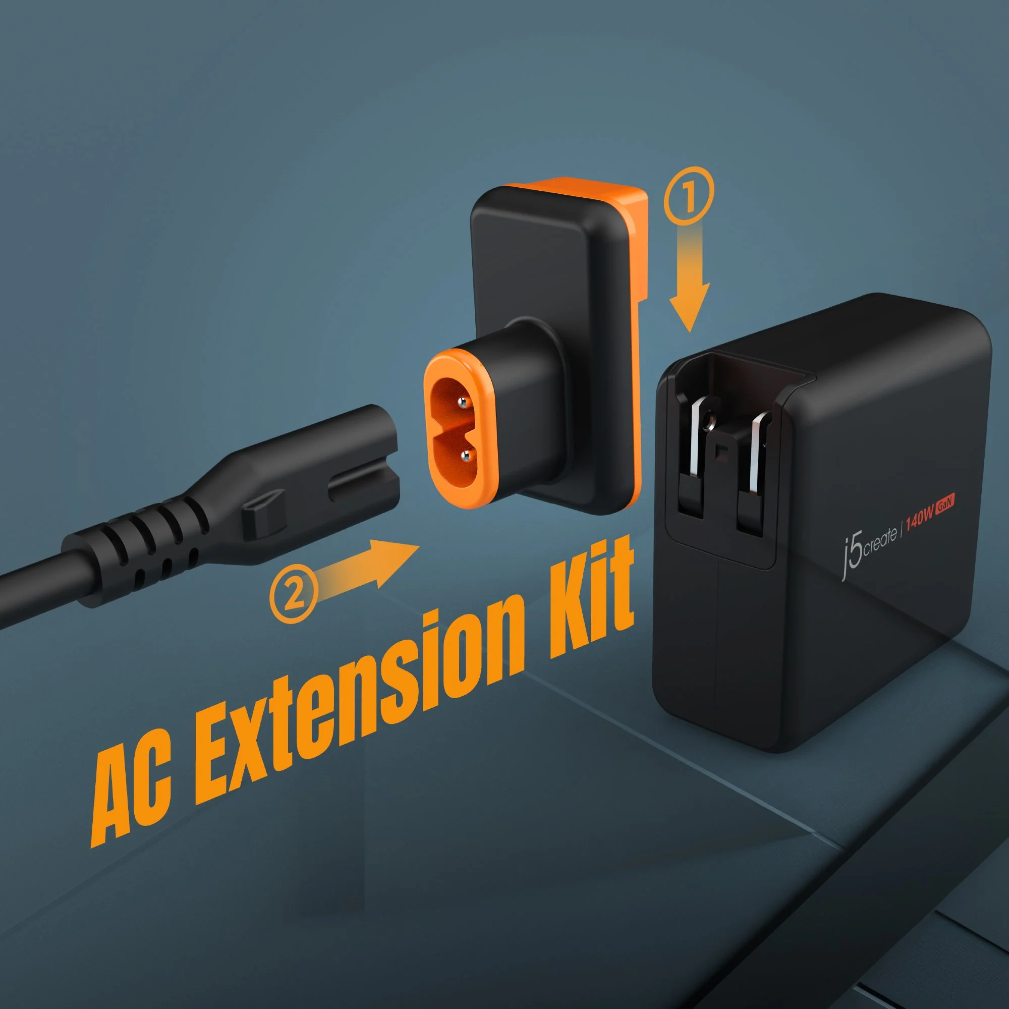 JUP57140 140W GaN PD3.1 USB-C® 5-Port Charger - Image 11