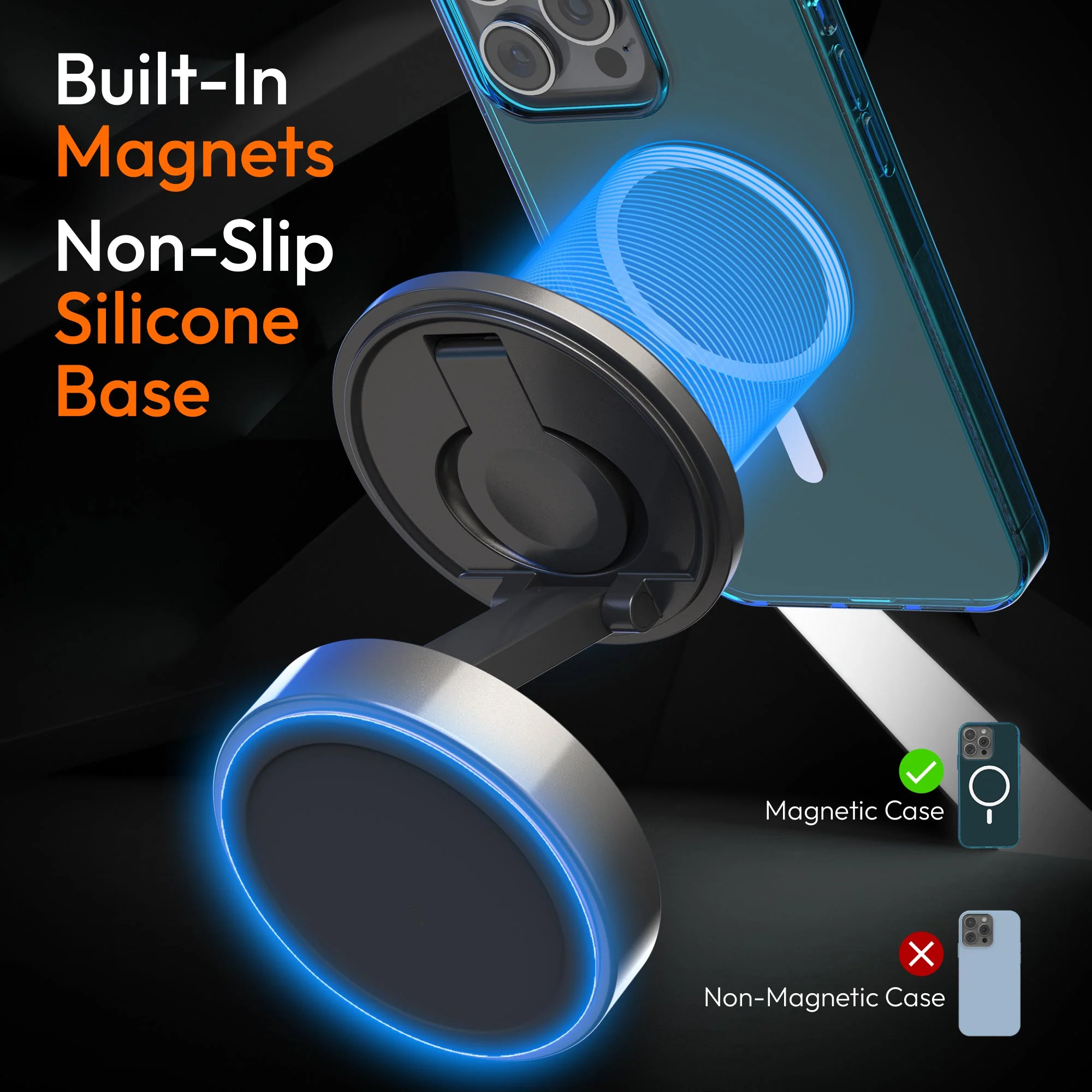 JUPW3515 Qi2™ 3-in-1 Magnetic Portable Wireless Charging Station - Image 8