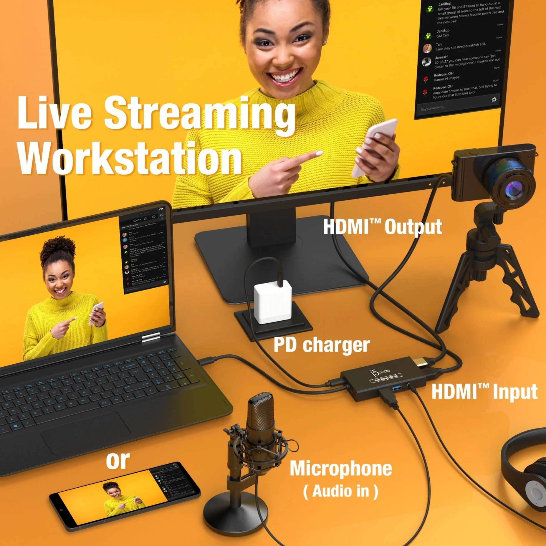 JVA01 Video Capture USB™ Hub - Image 5