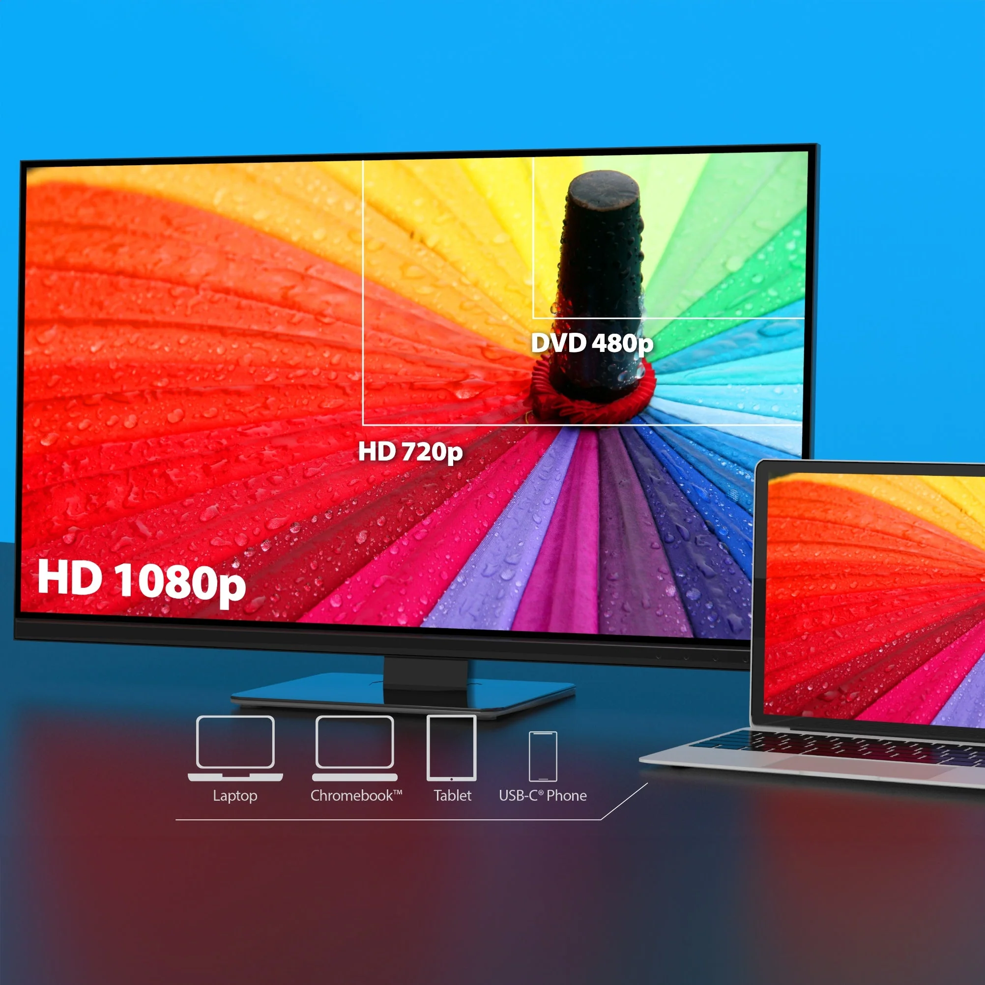 JVAW61 ScreenCast FHD USB-C® Wireless Display Extender - Image 6