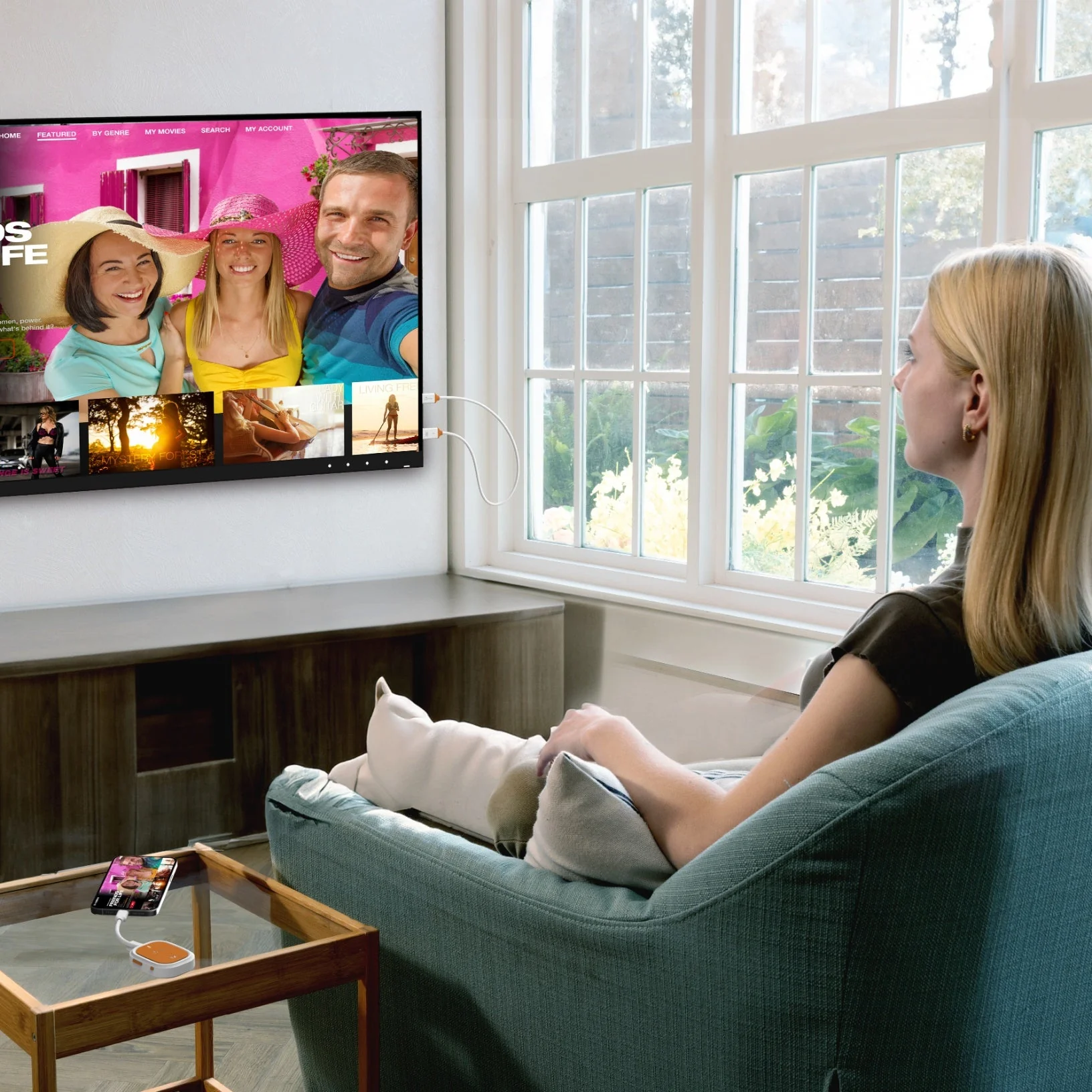 JVAW61 ScreenCast FHD USB-C® Wireless Display Extender - Image 7