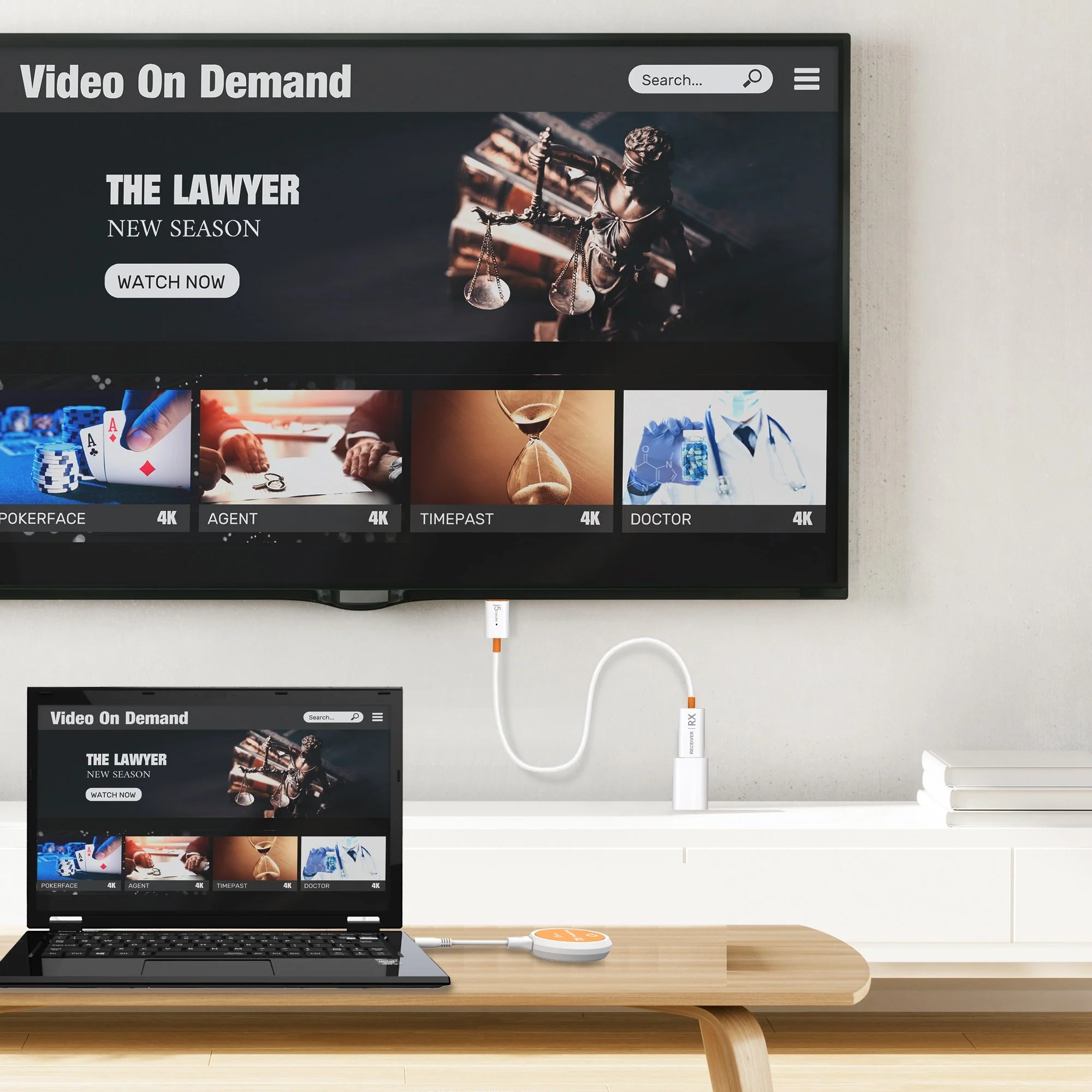 JVAW62 ScreenCast USB-C® Wireless Display HDMI™ Extender - Image 7