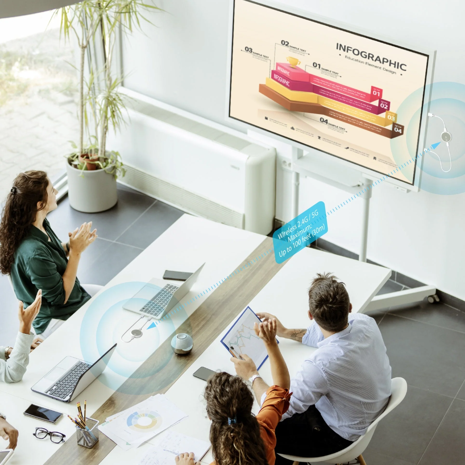 JVAW75 ScreenCast 4K Wireless Display HDMI™ Extender - Image 5