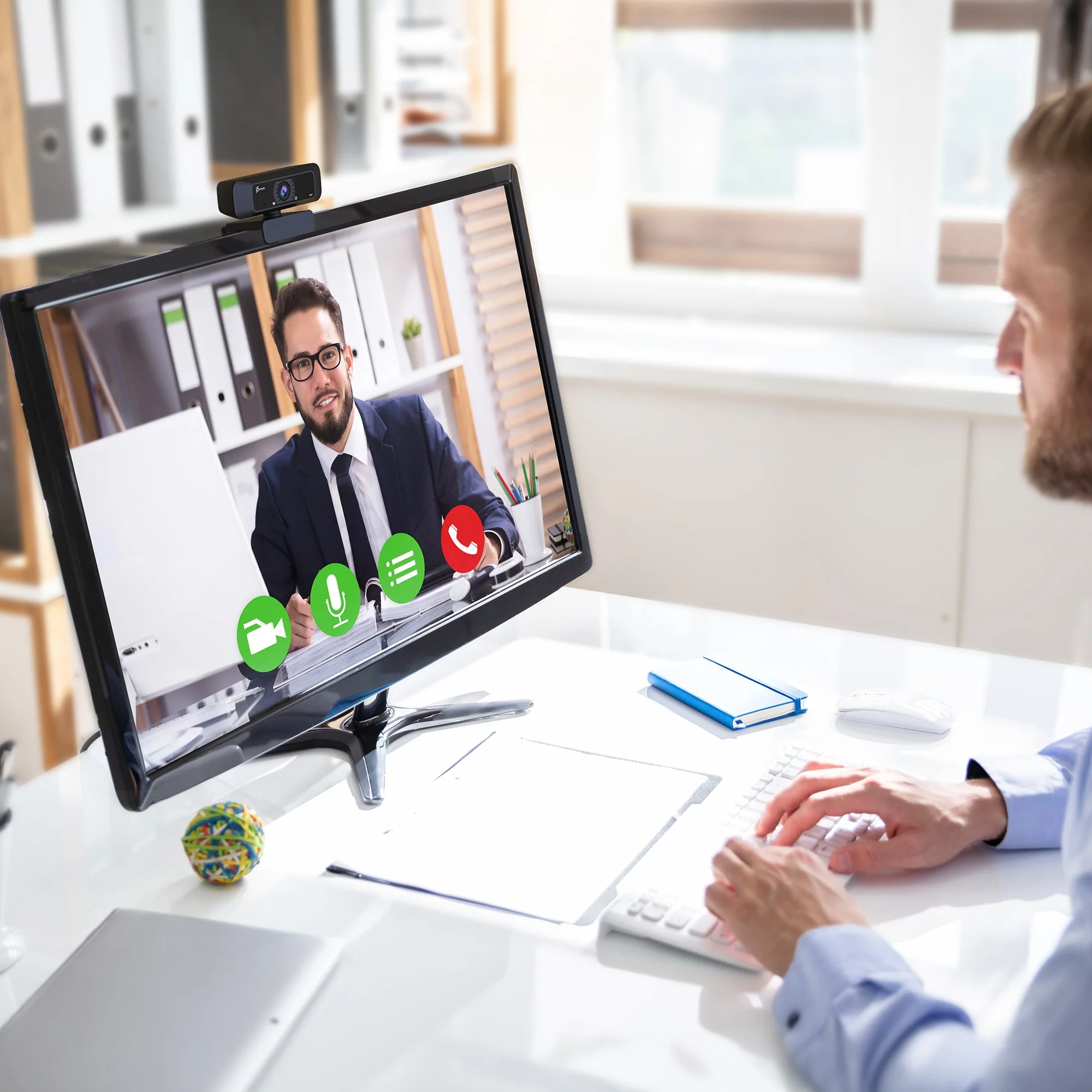 USB™ HD Webcam with 360° Rotation (Model: JVCU100) - Image 11